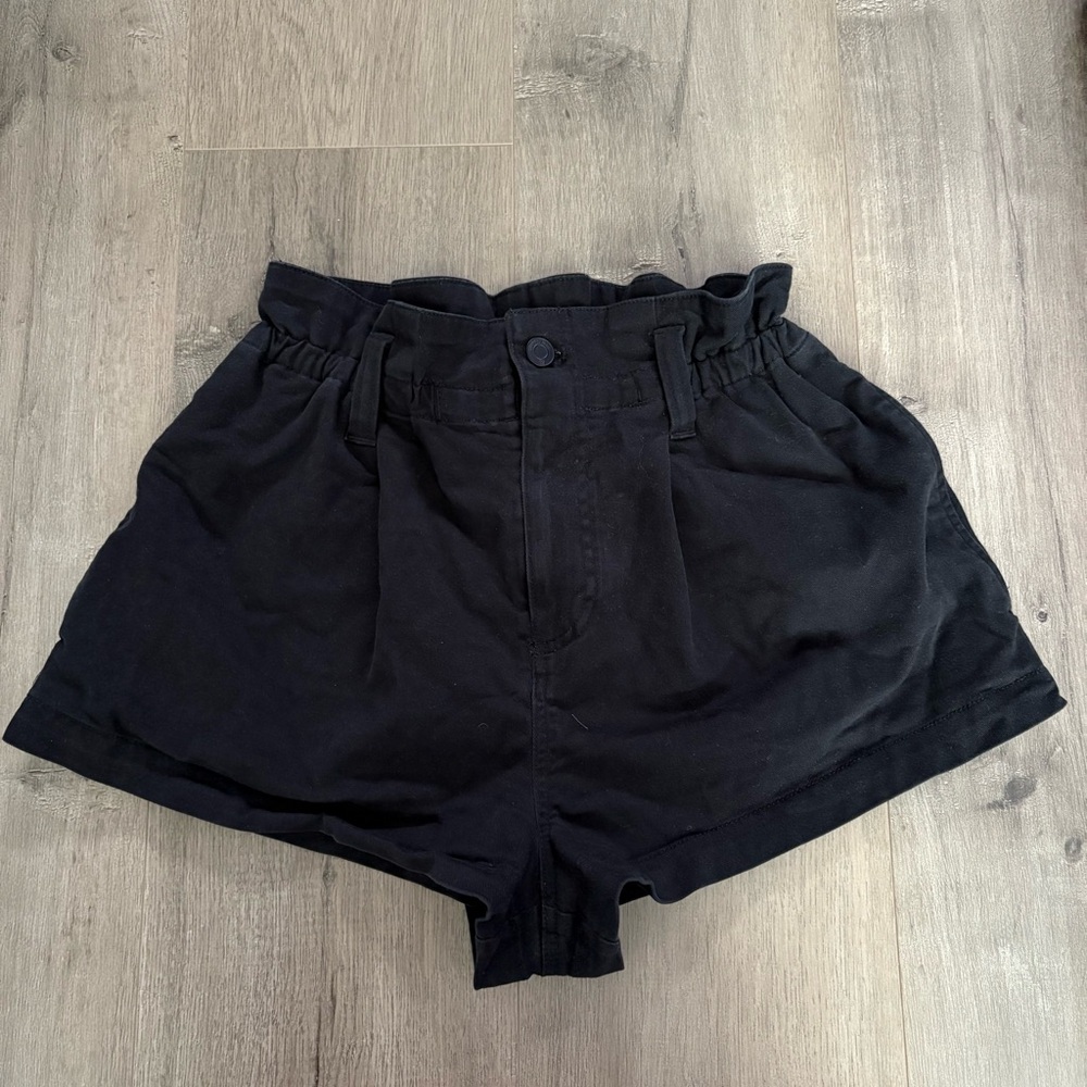 Sunday Best Black High Waist Shorts